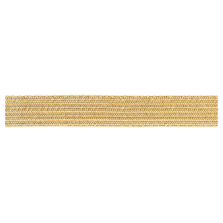 ヘッズ リボン-その他 W6.35mm×50m巻 メタリックゴムリボンゴールド-1(1巻) HEADS GOL-MR1