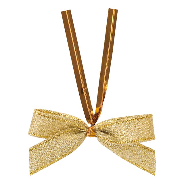 ヘッズ 小物－タイ－ワイヤー W50×H60mm シャインリボンワイヤータイゴールド-2(50個) HEADS GOL-YT2