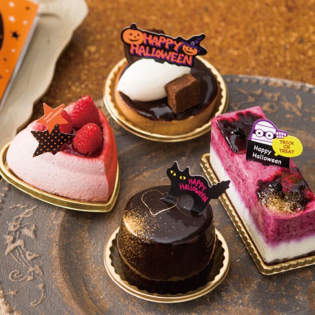 ヘッズ 小物－ピック－ケーキ W60×H38mm ハロウィンケーキピック