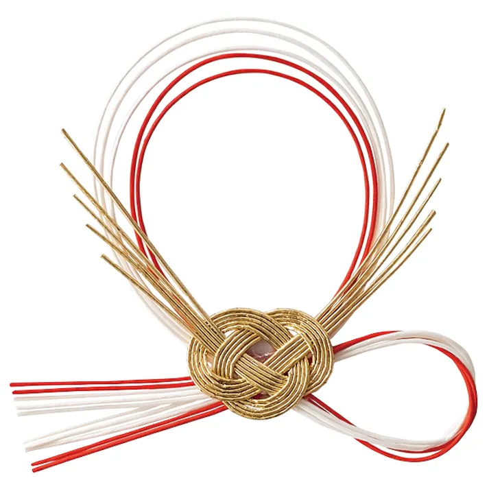 ヘッズ シール-ピース W85×H90mm 水引アレンジメントシール-2/あわじ(20枚) HEADS MHA-2S