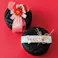 ヘッズ 小物-タッグ-ゴム・ヒモ付 W150×H120mm 水引アレンジゴムタッグ-4/おはな(10個) HEADS MH-ATR4