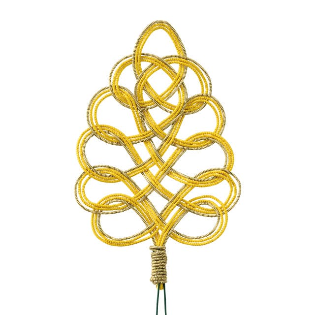 ヘッズ 小物－ピック－フラワー W60×H90(全長240)mm 水引ワイヤー