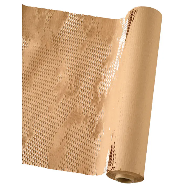 ヘッズ 備品-緩衝材-その他 W500mm×50m巻 クラフト緩衝材ロール-1/50cm×50m巻(1巻) HEADS MKR-RO1
