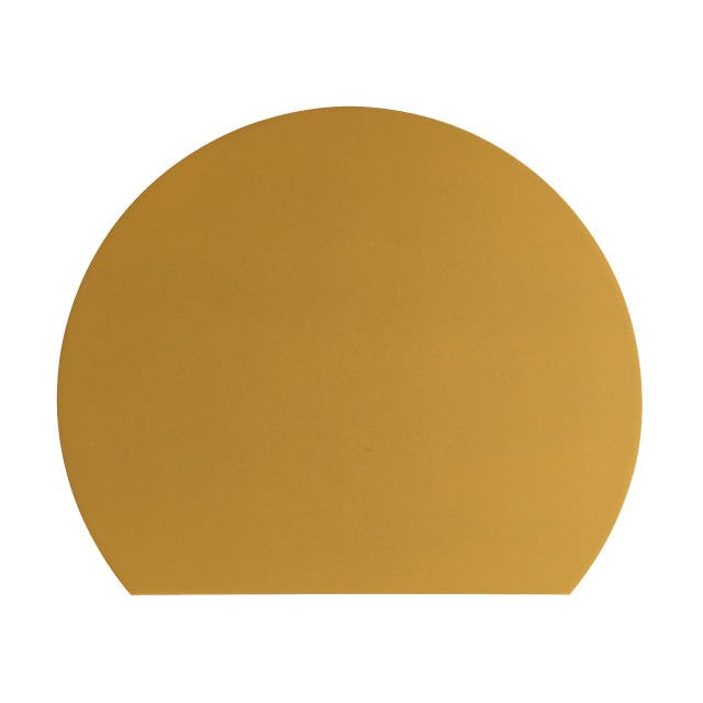 ヘッズ 備品－その他 W240×D200×H5mm ウッドベース-6／半月金(2枚) HEADS M-WDB6