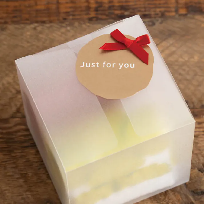 ヘッズ シール-シート W32×H27mm サテンリボンシール-2/レッド(100枚) HEADS RED-2S