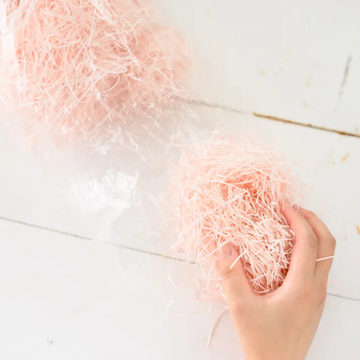 ヘッズ 備品-緩衝材-紙パッキン 内容量 500g ボリュームパッキン-ベビーピンク(1個) HEADS VOP-BP