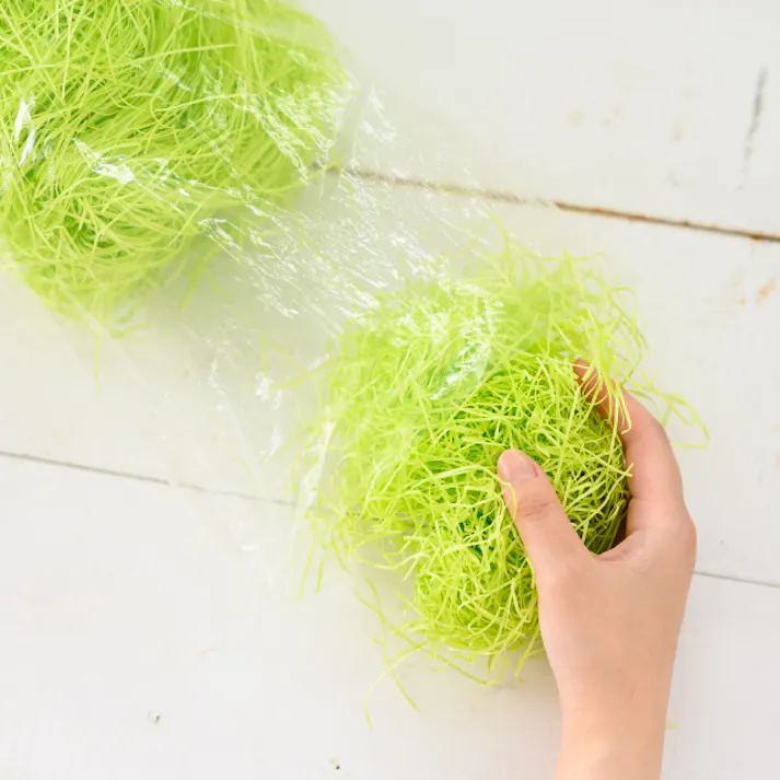 ヘッズ 備品-緩衝材-紙パッキン 内容量 500g ボリュームパッキン-ライトグリーン(1個) HEADS VOP-LG