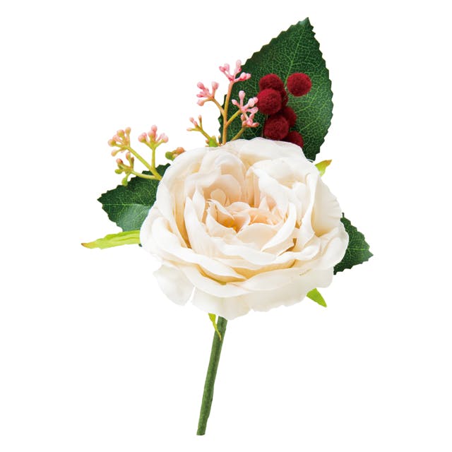 ヘッズ 小物－タイ－ワイヤー W120×D70×H200mm フルリールアレンジメント/クラシックホワイト-1(6個) HEADS ZAR-YM1