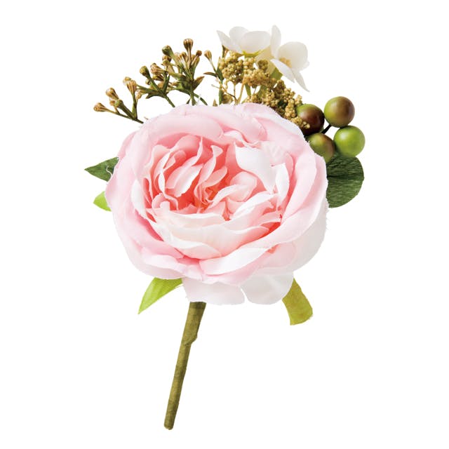 ヘッズ 小物－タイ－ワイヤー W110×D90×H160mm フルリールアレンジメント/パウダーピンク-4(6個) HEADS ZAR-YM4