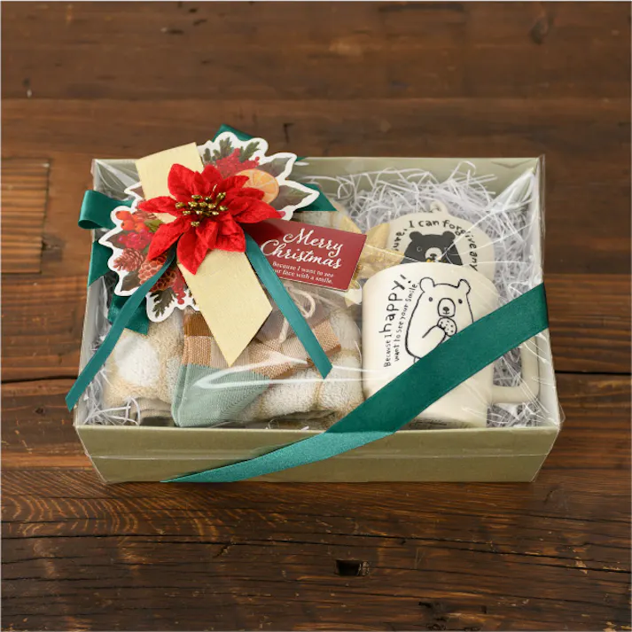 ヘッズ 小物-クリップ W170×H210mm ポインセチアフルリールクリップ付-1(10個) HEADS ZPO-CL1