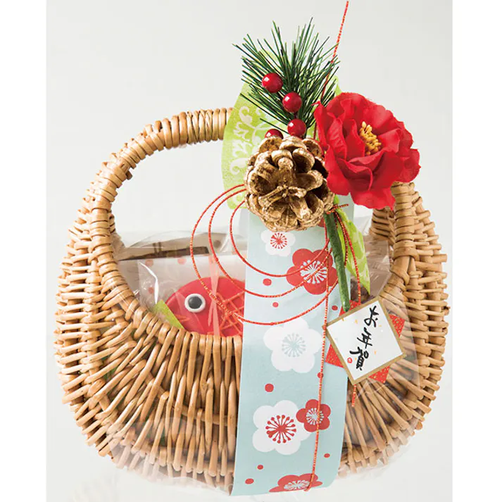 ヘッズ 小物-タイ-ワイヤー モチーフ:W90×D70×H90mm 全長:150mm 和風フルリール-S/赤椿(10本) HEADS ZWA-YS2