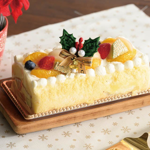 ヘッズ 小物－ピック－ケーキ W60×D25×H95mm クリスマスフルリール