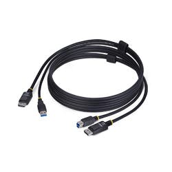 KVMケーブル/1.8m/DP & USB 3.0 Type-A-B/4K60Hz/コンボケーブル 目安在庫=△ パソコン・周辺機器 KVMケーブル/1.8m/DP & USB 3.0 Type-A-B/4K60Hz/コンボケーブル 目安在庫=△ パソコン・周辺機器