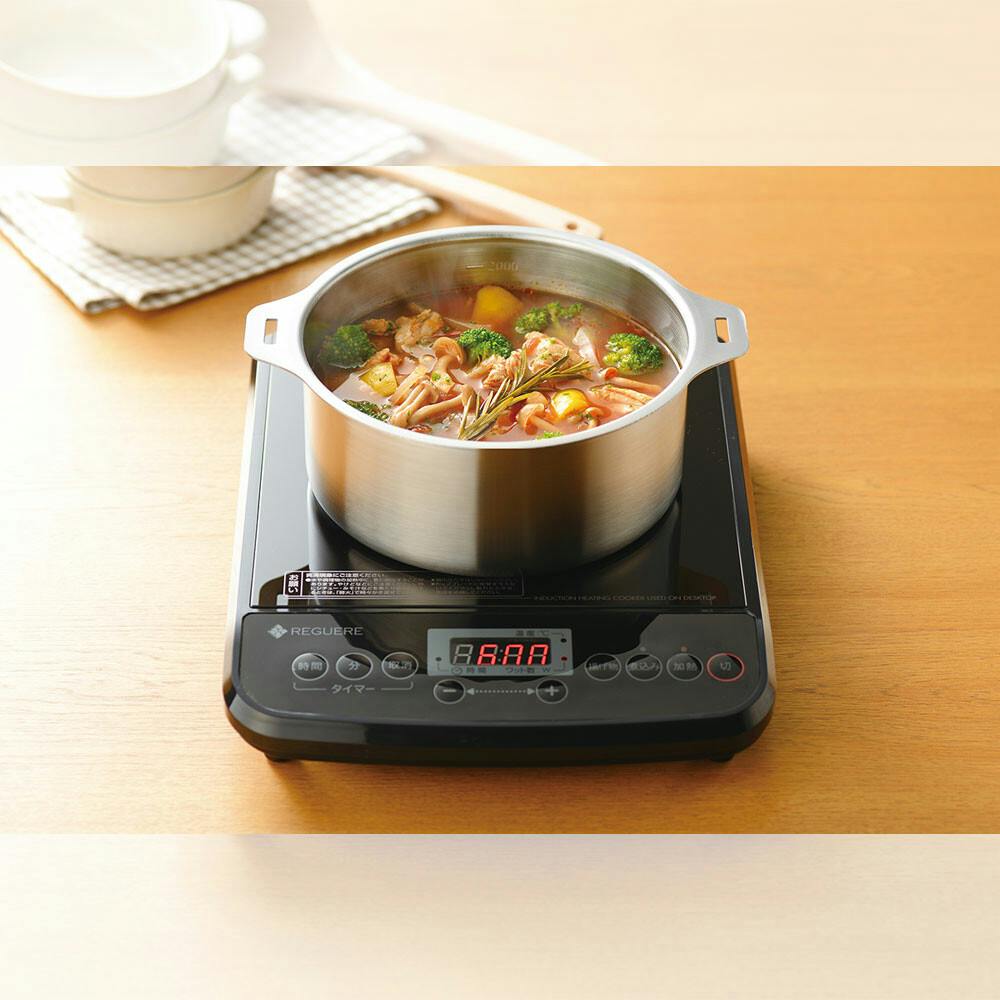 ★新品未使用　燕三条　ハンドル着脱式鍋4点セット　IH対応　日本製 日本製】燕三 IH対応ハンドル着脱式鍋 4点セット（EM-031
