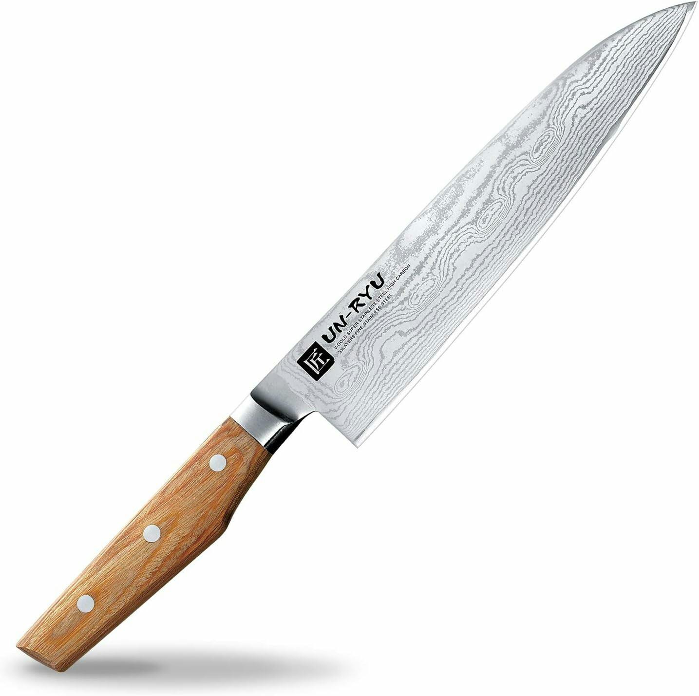 匠 UN-RYU 雲竜 木柄 ミドル三徳160mm UNR-02/包丁シリーズ・URUSHI(漆柄)・オールステンレス 包丁・ナイフ・はさみ・ピーラー 匠 UN-RYU 雲竜 木柄 ミドル三徳160mm UNR-02/包丁シリーズ・URUSHI(漆柄)・オールステンレス 包丁・ナイフ・はさみ・ピーラー