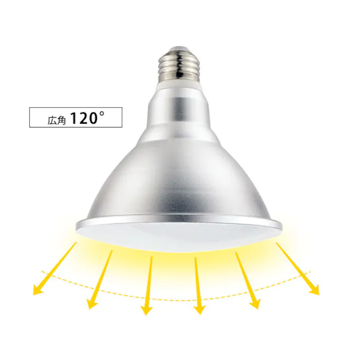 LED電球 E26 150形相当 防塵 防水仕様 IP65 高演色Ra95 フリッカーフリー 電球色3000K BH-1526BC-SV-30