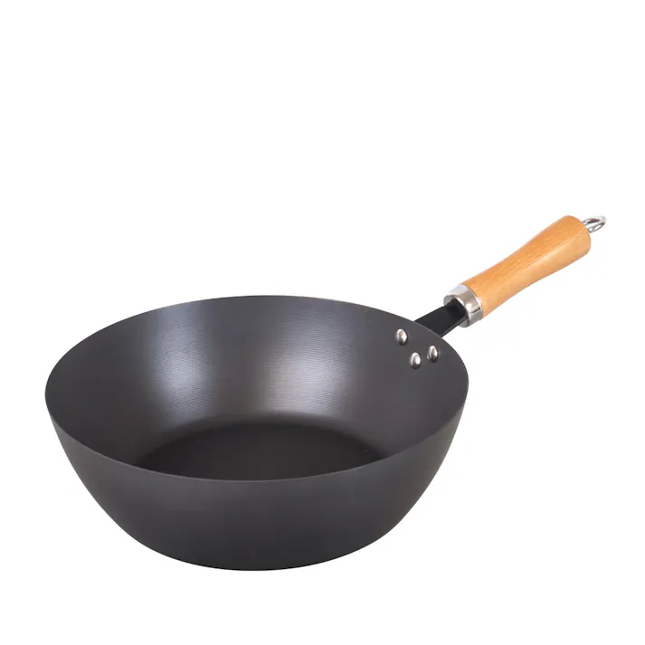 永良 IH対応窒化鉄いため鍋 28cm RB-3282 「窒化処理」で丈夫さ&防錆性がアップ 永良 IH対応窒化鉄フライパン