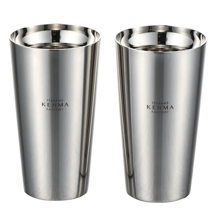 燕研磨ファクトリー ステンレスダブルタンブラー320ml 2個組(ME-7355) 【日本製】