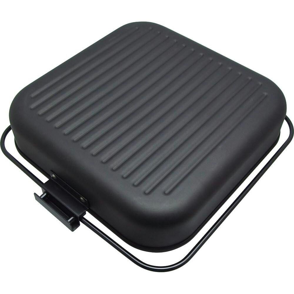 彩食庵 鉄角型焼肉＆すき焼き鍋 26×26cm SM-8557 【日本製】 | 鍋