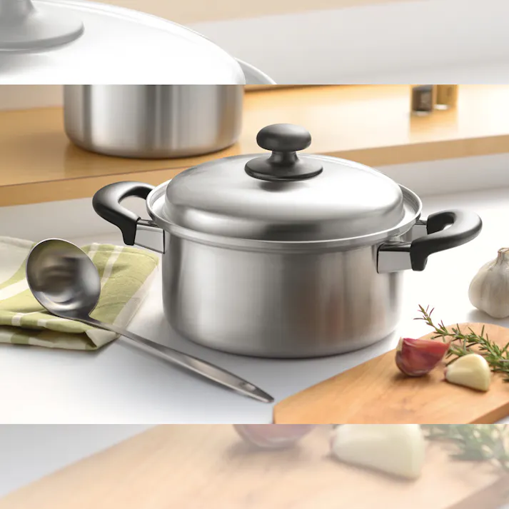 燕三 IH対応両手鍋20cm(EM-015) 【日本製】