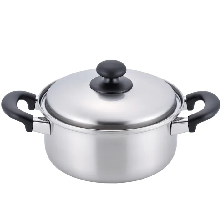 燕三 IH対応両手鍋20cm(EM-015) 【日本製】