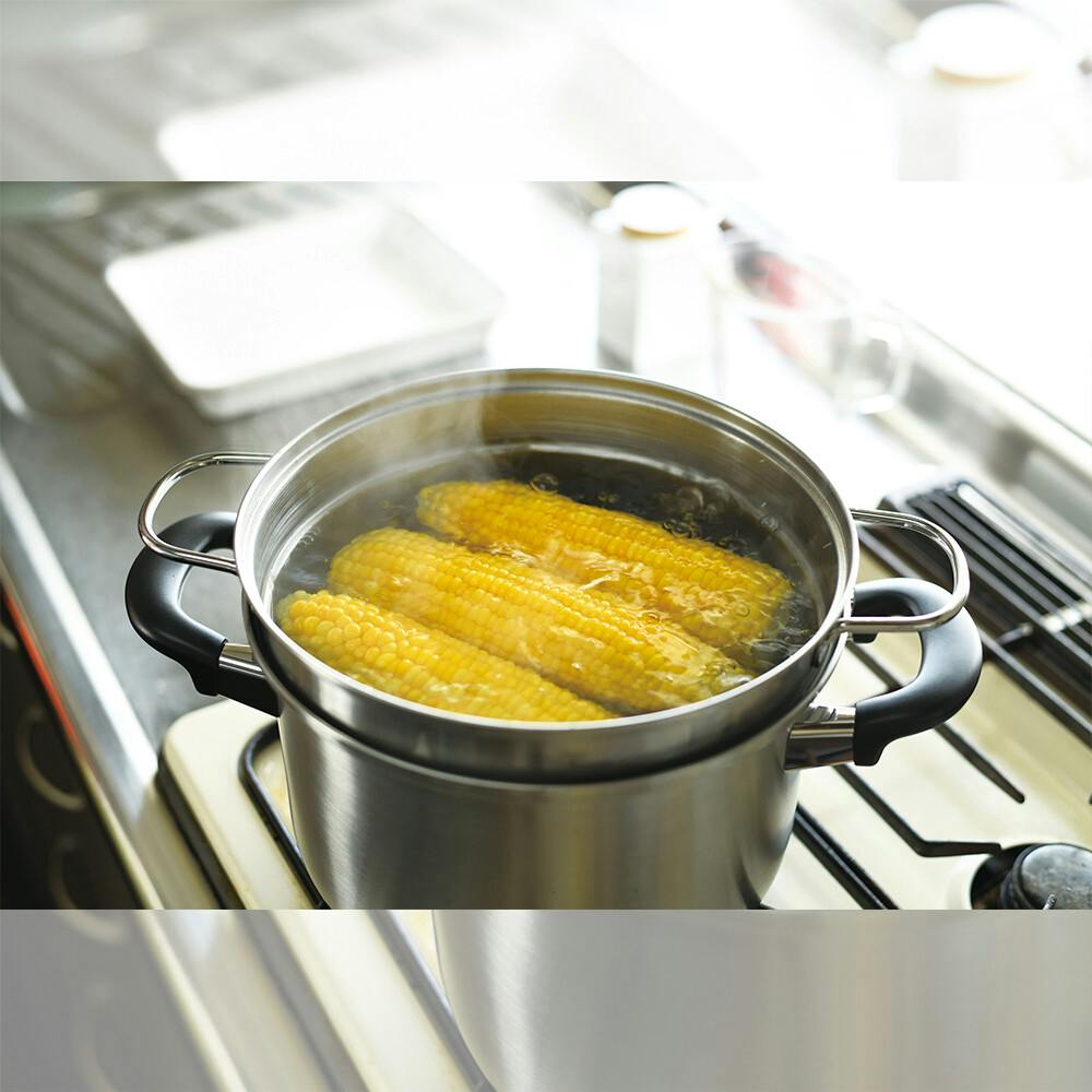 燕三 IH対応パスタポット22cm（EM-016） 【日本製】 | 鍋・やかん 通販