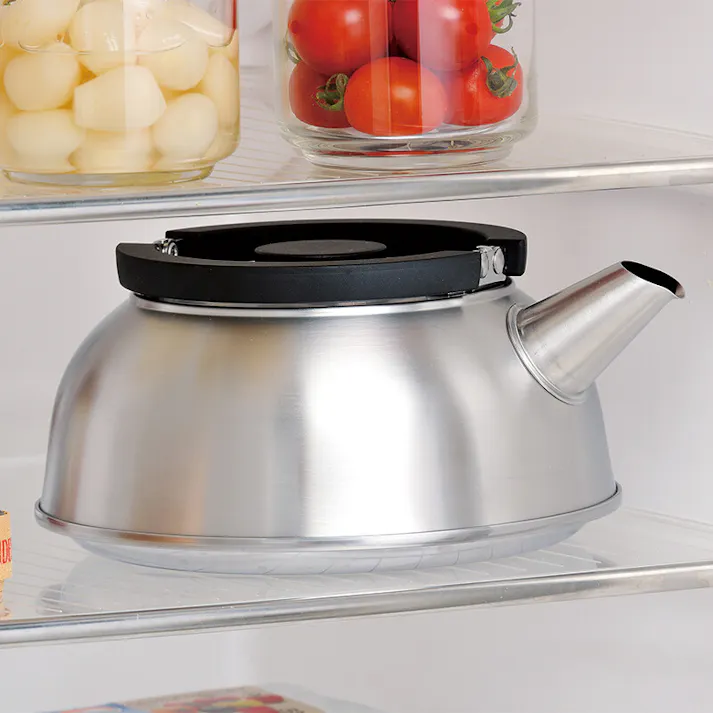 燕三 IH対応収納しやすいケトル2.1L(ストレーナー付) EM-056 【日本製】