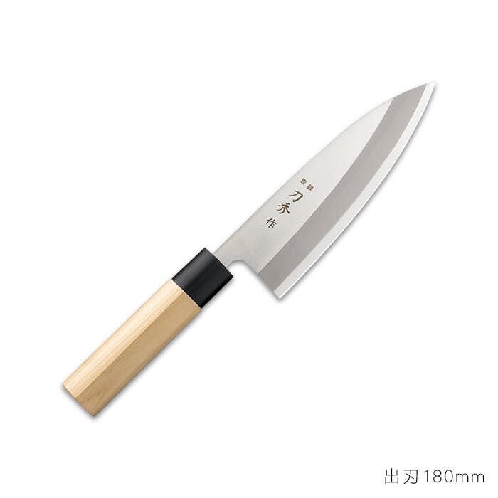 出刃180mm FC-362 刀秀作 モリブデンバナジウム鋼 和包丁 包丁・ナイフ・はさみ・ピーラー 出刃180mm FC-362 刀秀作 モリブデンバナジウム鋼 和包丁 包丁・ナイフ・はさみ・ピーラー