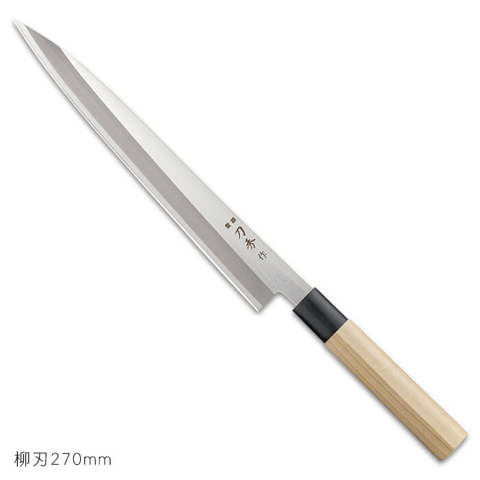 刀秀作 モリブデンバナジウム鋼 柳刃270mm 左利き用 FC-374 刀秀作 和包丁 サウスポー 包丁・ナイフ・はさみ・ピーラー 刀秀作 モリブデンバナジウム鋼 柳刃270mm 左利き用 FC-374 刀秀作 和包丁 サウスポー 包丁・ナイフ・はさみ・ピーラー