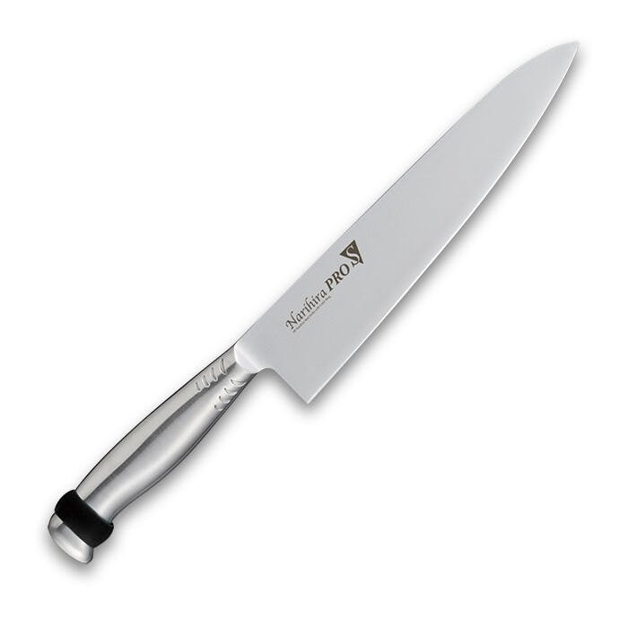 Narihira PRO シリコンリング付オールステンレス 牛刀210mm ブラック FC-3104BK ナリヒラ プロ 包丁 ナイフ 包丁・ナイフ・はさみ・ピーラー Narihira PRO シリコンリング付オールステンレス 牛刀210mm ブラック FC-3104BK ナリヒラ プロ 包丁 ナイフ 包丁・ナイフ・はさみ・ピーラー
