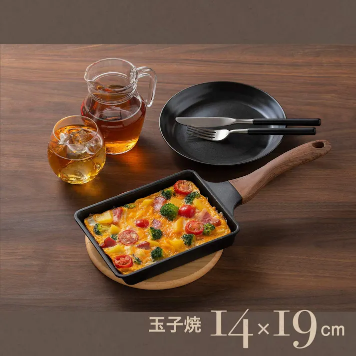 エヌトーン IH対応玉子焼 14×19cm MB-1249 【IH対応】