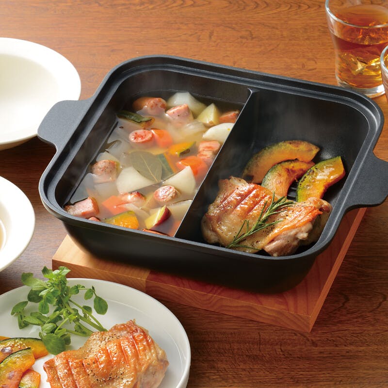 スキップタイム IH対応二食鍋24cm RB-2868 | 鍋・やかん 通販