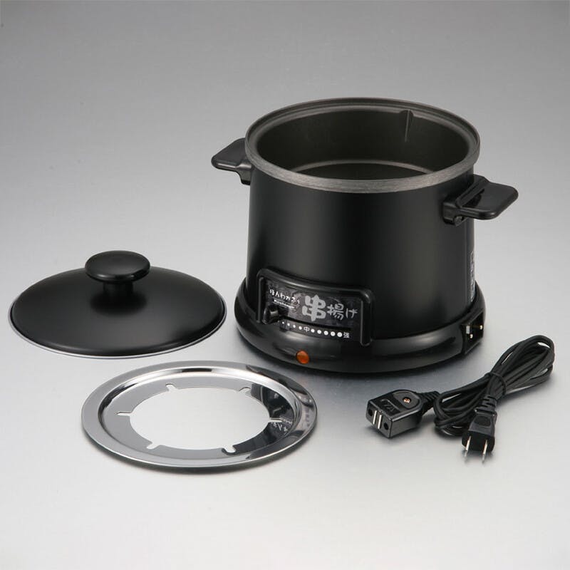 ❤火を使わずに卓上で簡単手軽に揚げ物が作れちゃう♪❤卓上フライヤー フライヤー 電気卓上串揚げ鍋 日本製 ほんわかふぇ 家庭用 串