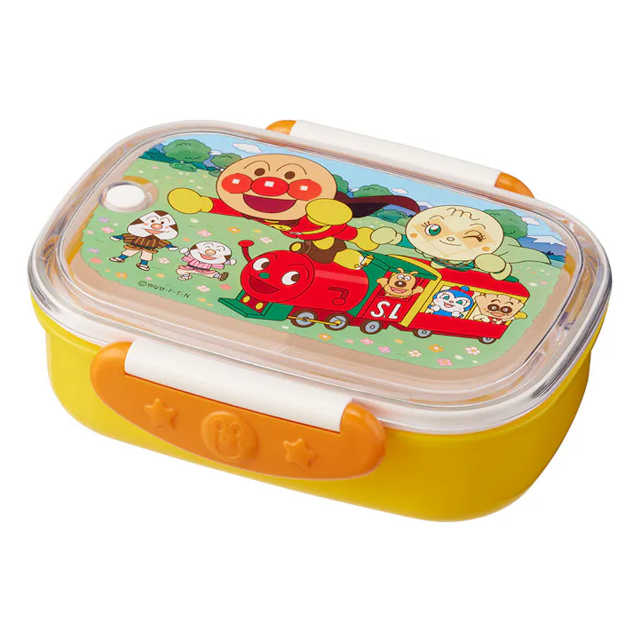 アンパンマン ロック式お弁当箱 中子付き 360ml【ランチボックス キッズ お弁当グッズ 子供用弁当箱 弁当箱 子ども 子供 子供用 幼稚園 保育園 グッズ キャラクター 通販】イエロー
