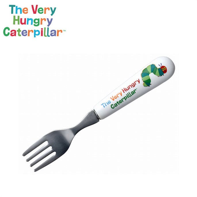 はらぺこあおむし フォーク M 金正陶器【子ども 子供 こども食器 子供用食器 食器 カトラリー 皿 磁器 キャラクター グッズ エリックカール 日本製】