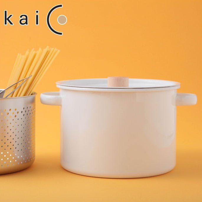 Kaico カイコ パスタパン 5.7L ステンレスバスケット付き IH対応