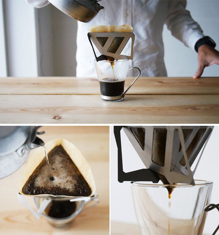 Tetra Drip テトラドリップ 3.5cup 02SL レザーケース付き 2～4人用