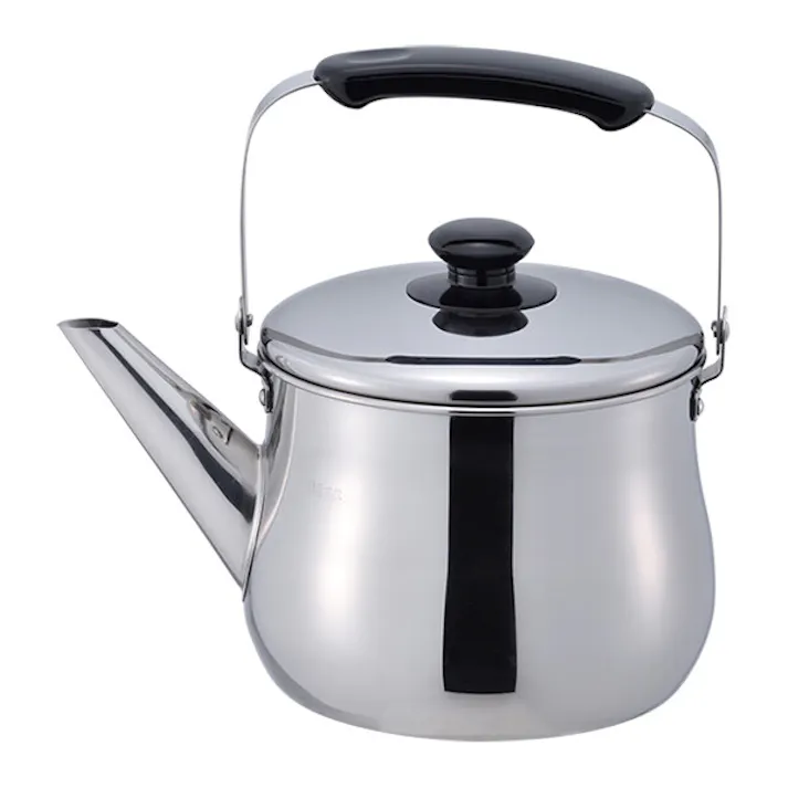 リラカン IH対応 広口ケトル3.2L(RB-1270) お手入れしやすい広口タイプ さびにくく、耐久性に優れた 18-8ステンレス製 やかん 和平フレイズ #4903779112706