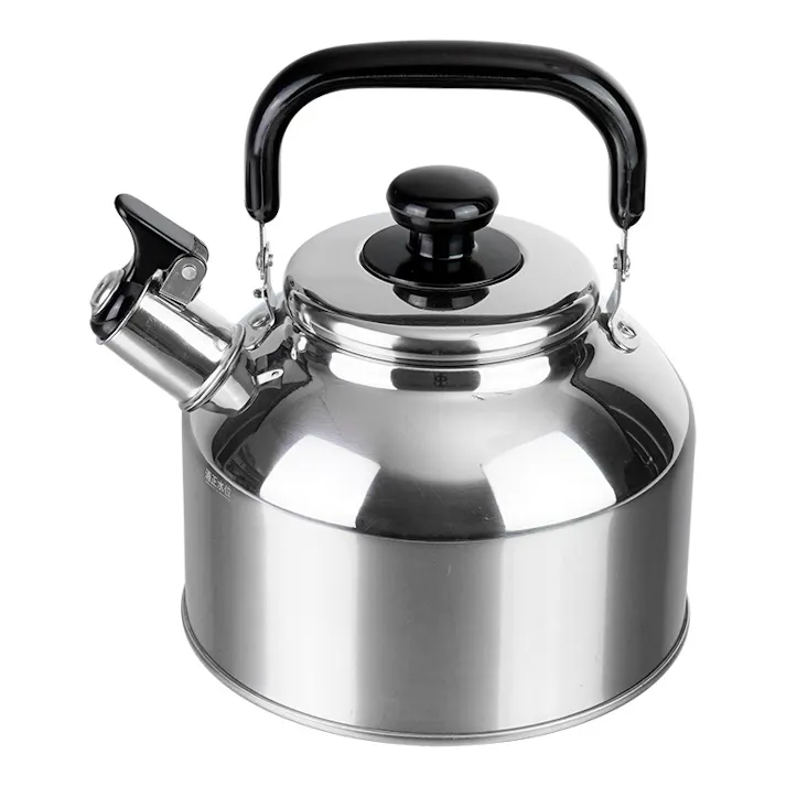 リラカン IH対応 笛吹広口ケトル3.6L(RB-2235) 大容量タイプ シンプルなやかん 麦茶の煮出し 18-8ステンレス製 すっぽり手が入る位の広口 適正水位の刻印入り 和平フレイズ #4903779122354