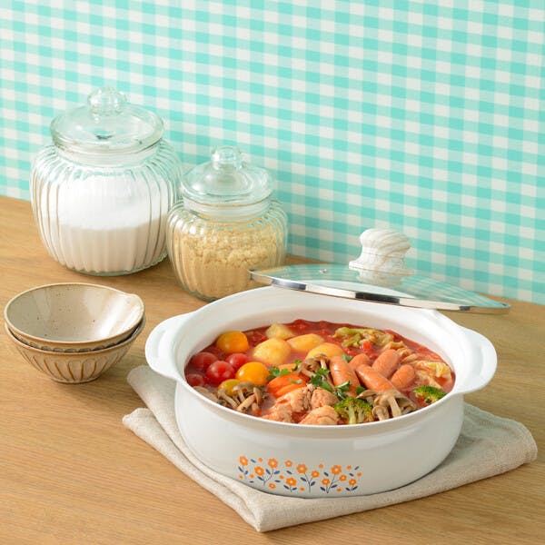 レトロ　鍋 レトル IH対応 卓上鍋 27cm RB-2867 レトロ 可愛い 昭和 インテリア