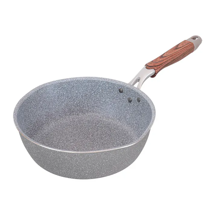 ライトストーン IH対応 スーパーディープパン24cm RB-2896 耐摩耗試験100万回クリア 軽さ 丈夫さ フライパン 和平フレイズ #4903779128967