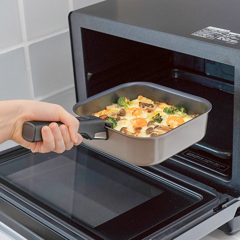 レクトメイト IH対応 角型着脱18cm 4点セット RB-3105 鍋