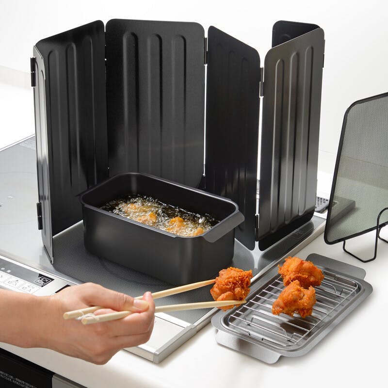 ポコフリット オイルガード RD-0099 料理中の油ハネ・飛び散りを防ぐ