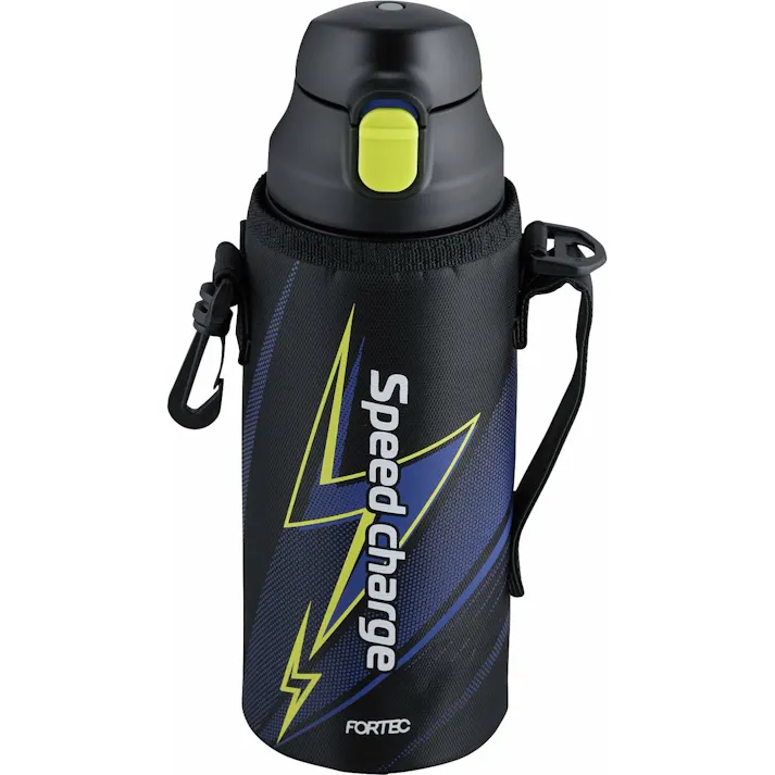フォルテック・パーク 2WAYボトル 0.8L ドット サンダー RH-1279 2WAY ダイレクト栓 直飲み形状 開け閉め簡単 ロック機能付き ※保冷専用 中栓 カップ(※保冷・保温)大きめの氷も入れやすい広口内容器 丈夫 ステンレス 真空断熱構造 和平フレイズ #4903779712791