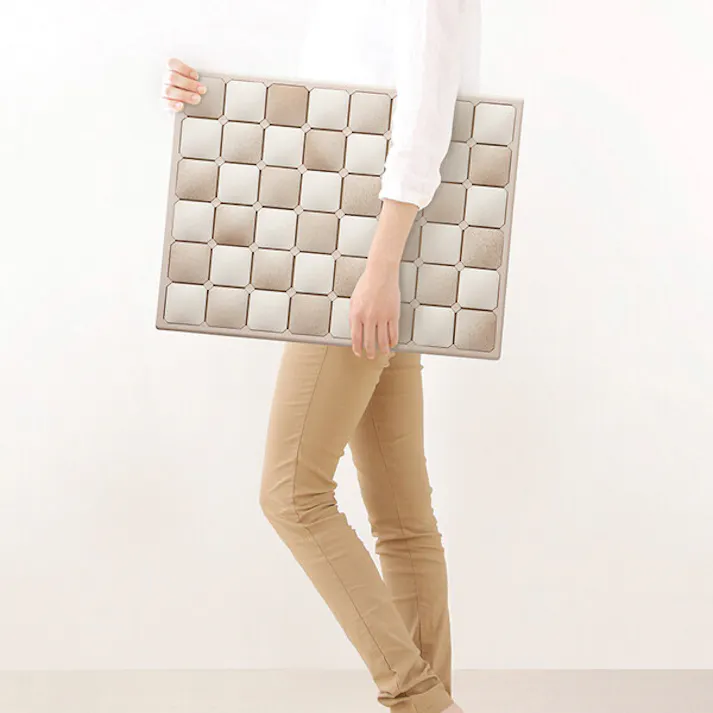 ボジョルナ 珪藻土バスマットS ベージュ(MJ-0617) 風呂上がりの足裏がさらさら 天日干しができる珪藻土バスマット 和平フレイズ #4903779806179