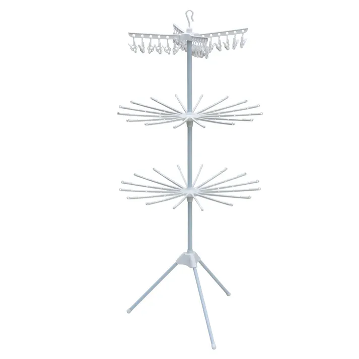 マイドライ2 パラソル型物干し3段式 MJ-0703 室内物干し 花粉 ピンチ タオルハンガー 工具不要 和平フレイズ #4903779807039