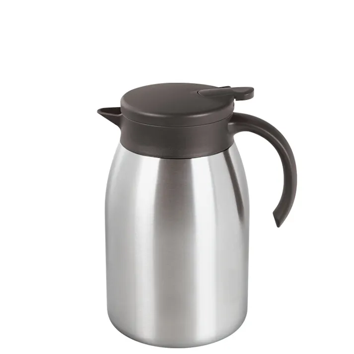 フォルテック 卓上ポット 1.5L サテン RH-1740 軽い ステンレス 真空断熱構造 保温 保冷 ホットコーヒー アイスコーヒー レバー 片手 注げる レバー栓式 氷 広口 ドリップしたての美味しさをキープ 和平フレイズ #4903779717406