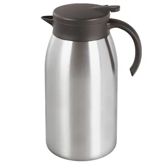 フォルテック 卓上ポット 2.0L サテン RH-1741 軽い ステンレス 真空断熱構造 保温 保冷 ホットコーヒー アイスコーヒー レバー 片手 注げる レバー栓式 氷 広口 ドリップしたての美味しさをキープ 和平フレイズ #4903779717413