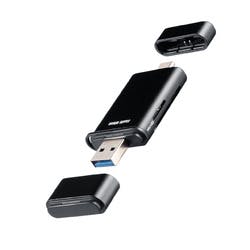 UHS-II対応 USB Type-C & USB-A カードリーダー 外付けドライブ・ストレージ UHS-II対応 USB Type-C & USB-A カードリーダー 外付けドライブ・ストレージ