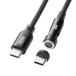 USB2.0 Type-Cケーブル(マグネットコネクタ・540度回転・PD60W・2m) パソコン・周辺機器 USB2.0 Type-Cケーブル(マグネットコネクタ・540度回転・PD60W・2m) パソコン・周辺機器